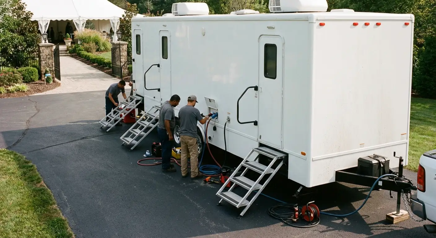 Luxury Restroom Trailer in Stafford, CT
